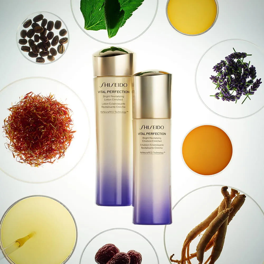 Nước Làm Mềm Shiseido Vital Perfection Bright Revitalizing Lotion Enriched 150ml