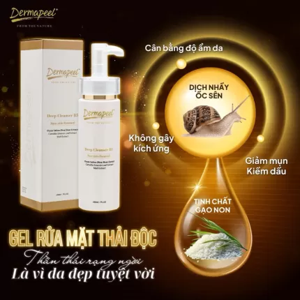 Sữa Rửa Mặt Dạng Gel Thải Độc Dermapeel 200ml