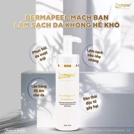Sữa Rửa Mặt Dạng Gel Thải Độc Dermapeel 200ml