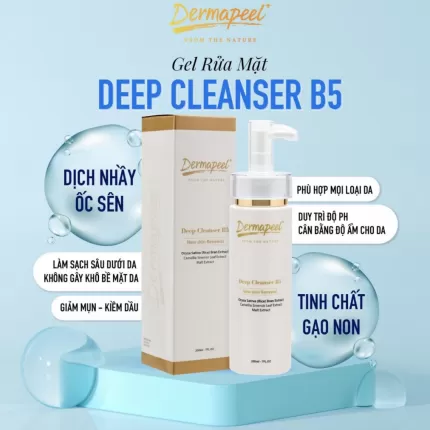 Sữa Rửa Mặt Dạng Gel Thải Độc Dermapeel 200ml