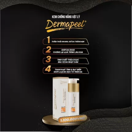 Kem Chống Nắng Dermapeel 4 IN 1 30ml (MẪU MÃ HOÀN TOÀN MỚI)