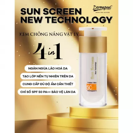 Kem Chống Nắng Dermapeel 4 IN 1 30ml (MẪU MÃ HOÀN TOÀN MỚI)