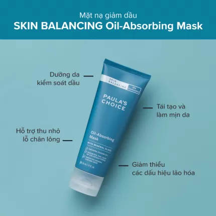 Mặt Nạ Hỗ Trợ Giảm Dầu Paula's Choice Skin Balancing Oil Absorbing Mask