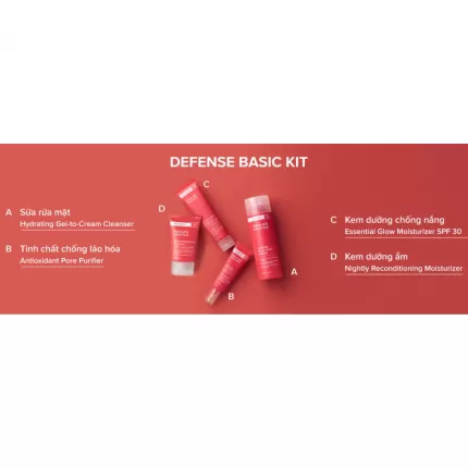Bộ Sản Phẩm Chăm Sóc Da Của Dòng Paula's choice Defense Kit