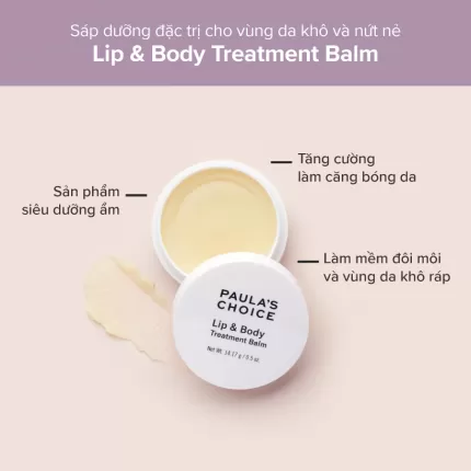 Sáp Dưỡng Mềm Môi Paula’s Choice Lip & Body Treatment Balm