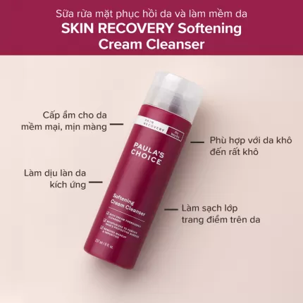 Sữa Rửa Mặt Phục Hồi Da Paula’s Choice Skin Recovery Softening Cream Cleanser