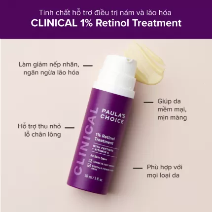 Tinh Chất Paula’s Choice Clinical 1% Retinol Treatment