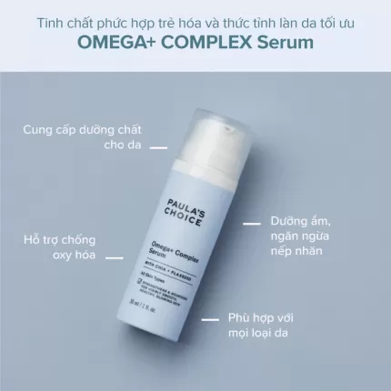 Tinh Chất Siêu Trẻ Hóa Da Paula’s Choice Omega + Complex Serum