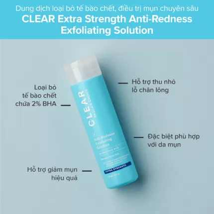 Dung Dịch Tẩy Tế Bào Chết Paula’s Choice Clear Regular Strength Anti-Redness Exfoliating Solution With 2% Salicylic Acid