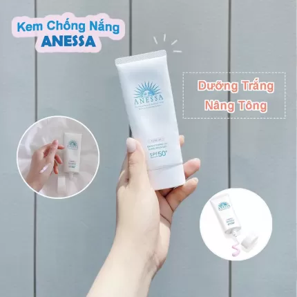 Gel Chống Nắng Dưỡng Trắng Anessa Whitening UV Sunscreen Gel SPF 50+ PA++++