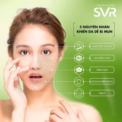 Gel Rửa Mặt SVR Không Chứa Xà Phòng Cho Da Dầu