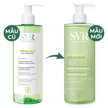 Gel Rửa Mặt SVR Không Chứa Xà Phòng Cho Da Dầu