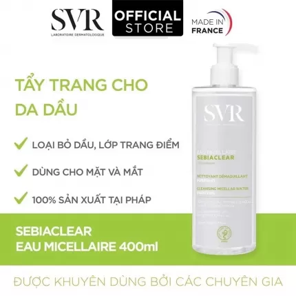 Nước tẩy trang SVR Sebiaclear Eau Micellaire