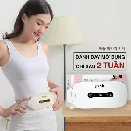 Đai Massage Giúp Tan Mỡ Bụng Genie Sline Pro Hàn Quốc