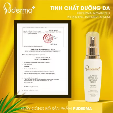 Tinh chất dưỡng da Puderma Advanced Refreshing Intensive