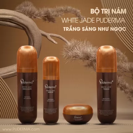 Bộ hỗ trợ trị nám  White Jade  Puderma