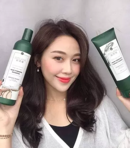 Bộ Dầu Gội Xả Gừng Weilaiya (Màu trắng)