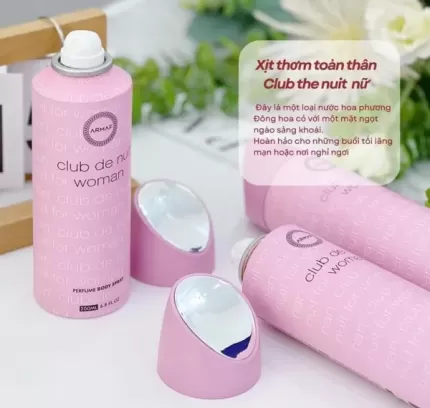 Xịt khử mùi nữ Armaf Club De Nuit Body Spray For Women 200ML