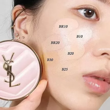 Phấn nước YSL Touche Eclat Glow-Pact Cushion High Cover Mesh Foundation Vỏ Da Hồng B20