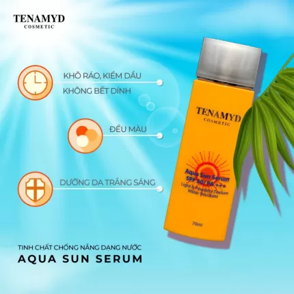 Tinh Chất Chống Nắng Tenamyd Aqua Sun Serum Dạng Nước SPF50/PA+++ 70ml |  Store Mỹ phẩm Em Đẹp Em Xinh
