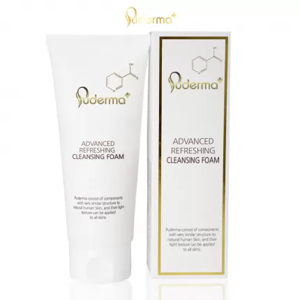 Sữa rửa mặt Puderma Advanced Refreshing Cleansing foam