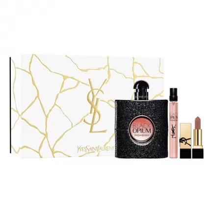 Bộ Quà Tặng  Nước Hoa Nữ Yves Saint Laurent YSL Black Opium EDP Gift Set 2023 3 Món