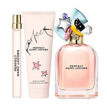 Bộ Quà Tặng Nước Hoa  Marc Jacobs Perfect 3pcs (EDP 100ml & EDP 10ml & Body Lotion 75ml)