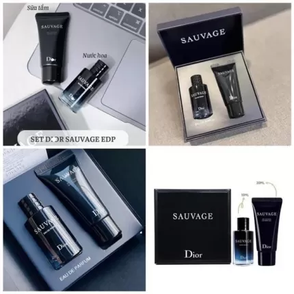Set Nước Hoa Và Sữa Tắm Dior Sauvage EDP (EDP 10ml & Gel 20ml)