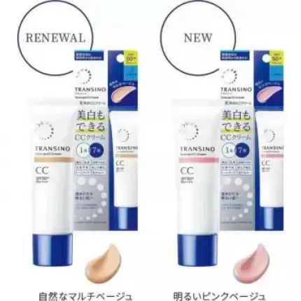Kem Trang Điểm Trắng Da Transino Whitening CC Cream SPF50+/PA++++ 30g