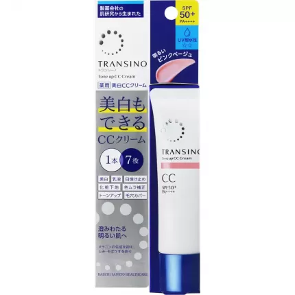 Kem Trang Điểm Trắng Da Transino Whitening CC Cream SPF50+/PA++++ 30g