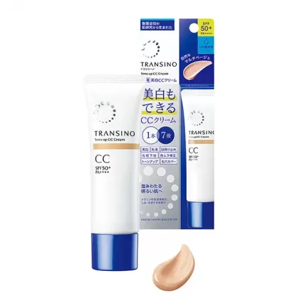 Kem Trang Điểm Trắng Da Transino Whitening CC Cream SPF50+/PA++++ 30g