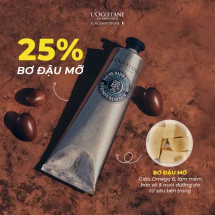 Kem dưỡng da tay Loccitane 25% Bơ Đậu Mỡ Shea Butter Intensive Hand Balm 150ml