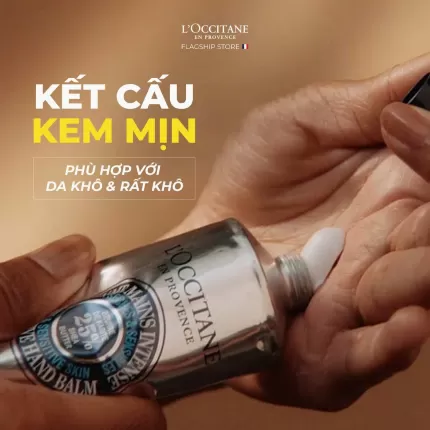 Kem dưỡng da tay Loccitane 25% Bơ Đậu Mỡ Shea Butter Intensive Hand Balm 150ml