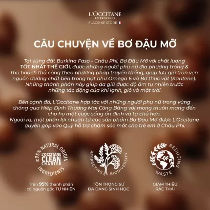 Kem dưỡng da tay L'Occitane 20% Bơ Đậu Mỡ Shea Butter Hand Cream 150ml