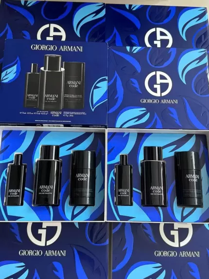 Bộ quà tặng Nước hoa  nam Giorgio Armani Code EDT Gift Set 3 Món
