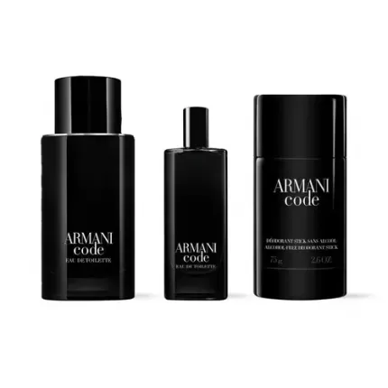 Bộ quà tặng Nước hoa  nam Giorgio Armani Code EDT Gift Set 3 Món