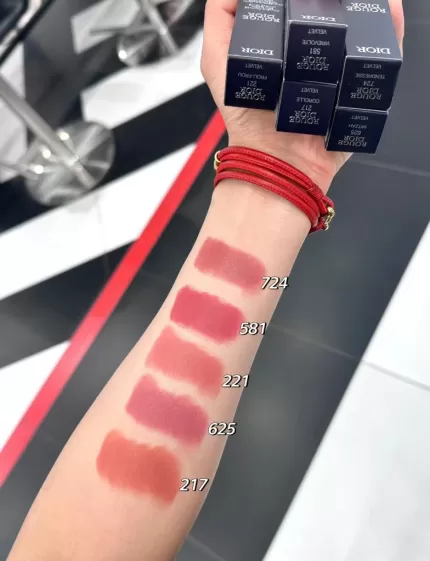Son Dior Rouge Couture Colour Lipstick Velvet 581 Virevolte - Hồng Đào