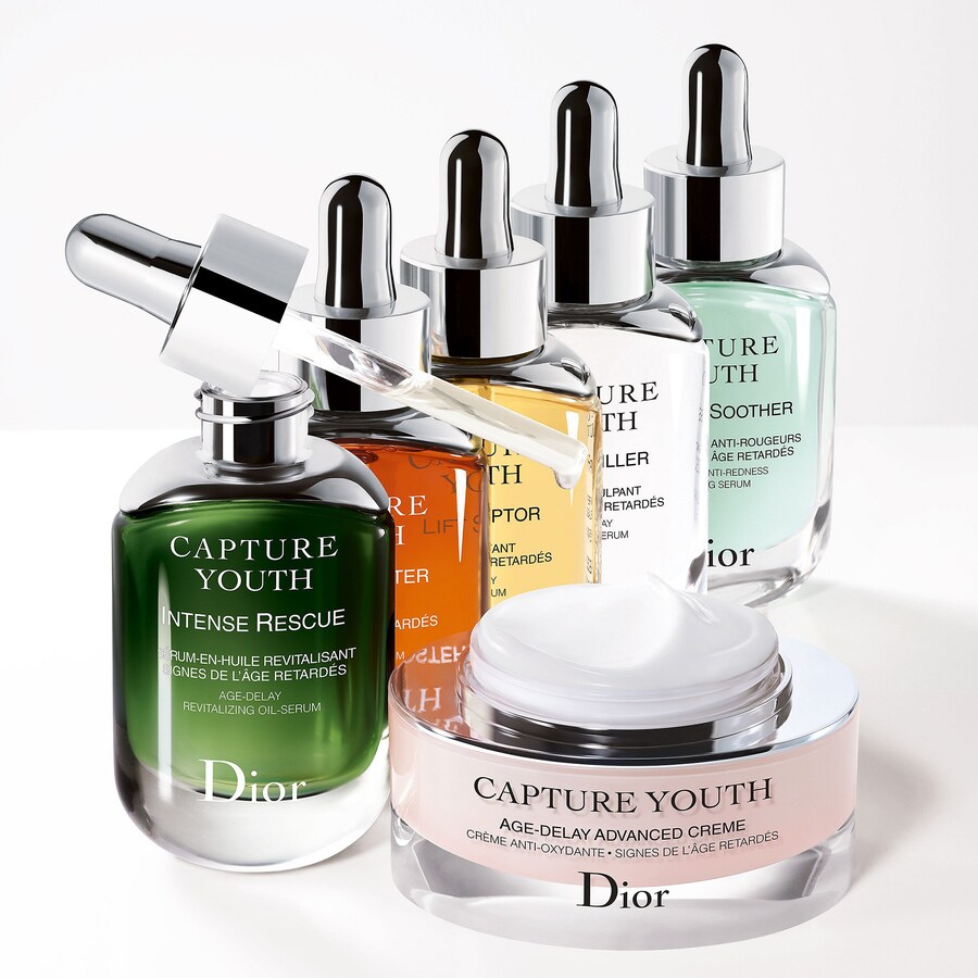 Serum dưỡng ẩm tái tạo tăng sinh collagen Dior Capture Youth Plump Filler  Plumping của Pháp chai 30ml  Serum Dior Youth trắng