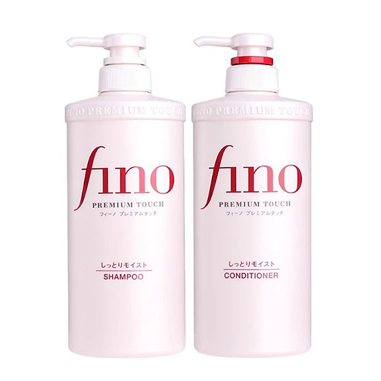 Bộ dầu Gội Xả Shiseido Fino Premium Touch phục hồi tóc 550ml