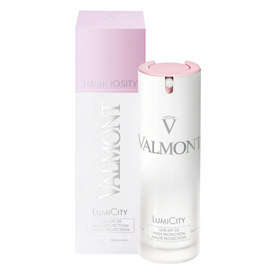 Kem chống nắng dưỡng da trắng sáng Valmont Lumicity SPF 50 chai 30ml