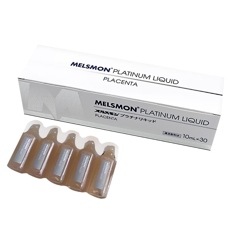 
                Nước uống trắng da Melsmon Platinum Liquid Placenta Nhật Bản 30 ống x 10ml