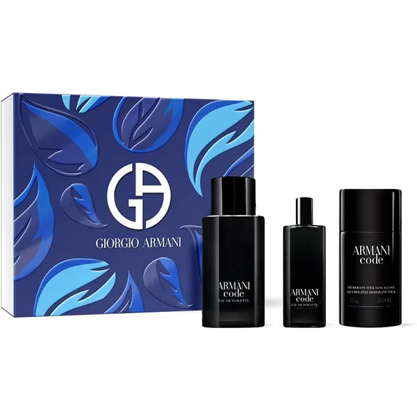 Bộ quà tặng Nước hoa  nam Giorgio Armani Code EDT Gift Set 3 Món