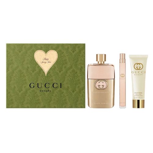 
                Bộ Quà Tặng Nước Hoa Nữ Gucci Guilty Pour Femme EDP Gift Set 3 Món