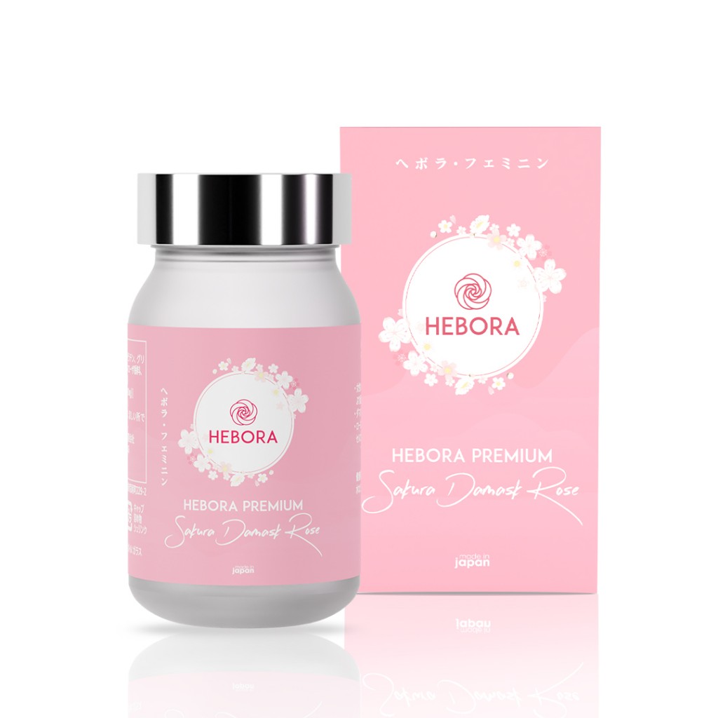 Viên uống hương tự thân Hebora Premium Sakura Damask Rose